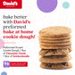 David's Cookies Preformed Frozen Cookie Dough - Chocolate Chunk & Snickerdoodle - 96 count