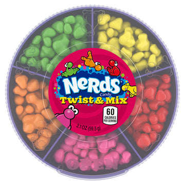 Nerds Twist  Mix Candy, 21Oz Container (Pack Of 6)