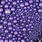 Purple Sprinkles for Cake Decorating, 120g/4.23oz Edible Purple Pearl Sprinkles Mix, Sugar Candy Pearls for Baking, Cookie Decor