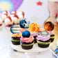 54 Pcs Edible Outer Space Cupcake Toppers Wafer Paper Solar System Galaxy Universe Planets Cupcake Picks For Drink Topper Baby S