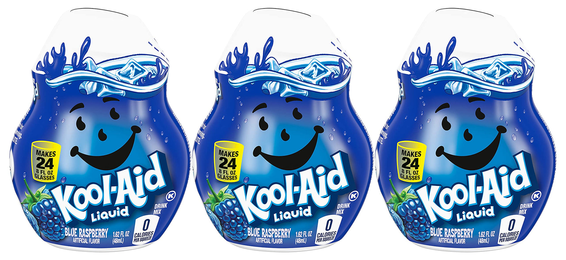 Kool-Aid Liquid Drink Mix, Blue Raspberry (1.62 Fl Oz (Pack - 3))