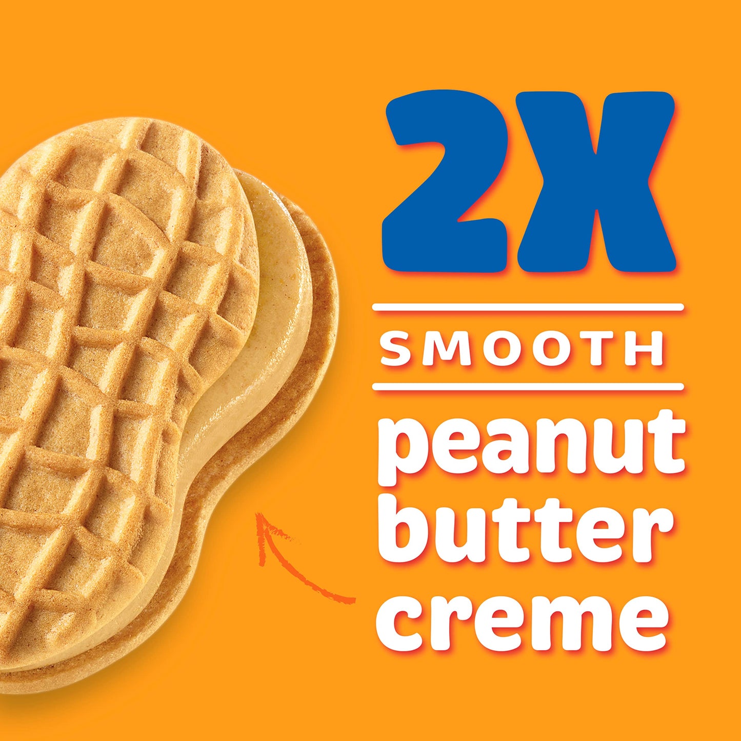 Nutter Butter Double Nutty Peanut Butter Sandwich Cookies, Family Size, 12-15.27 Oz Packs