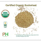 Certified Organic Hulled Buckwheat Groats,Non-Gmo, Raw, Vegan, Bulk (10Lb)