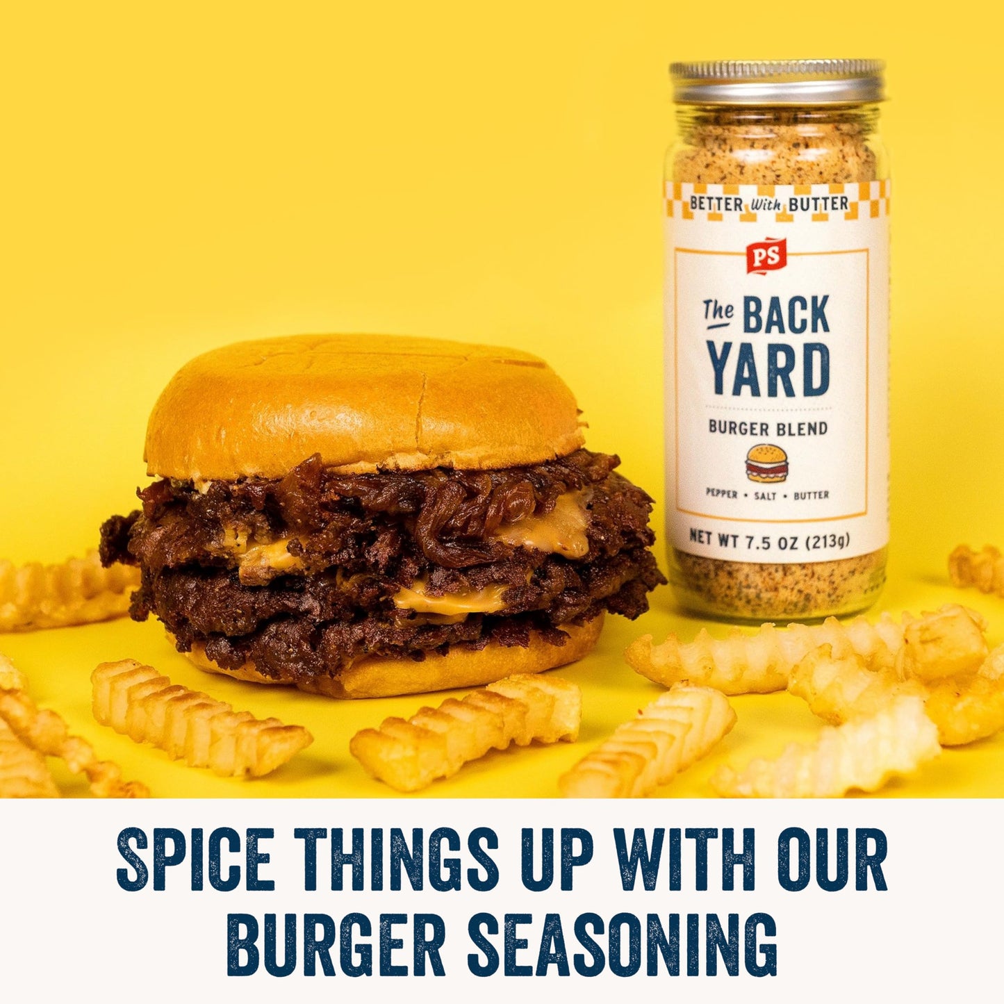 Ps Seasoning The Backyard Better Burger Seasoning - Smash Burger And Steak Seasoning For Grilling - All-Purpose Spg Spice Rub Bl