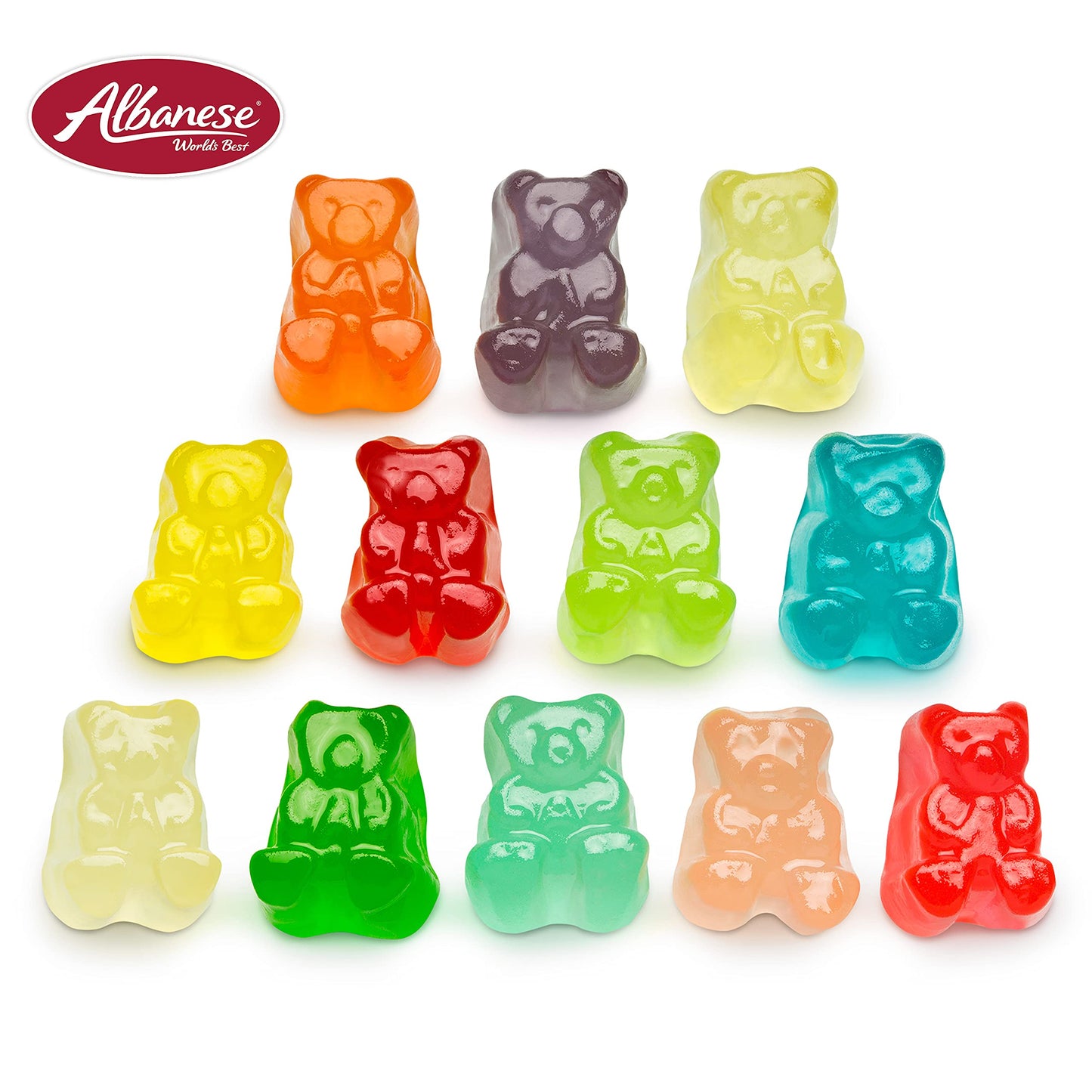 Albanese World's Best 12 Flavor Gummi Bear Cubs, 5lbs of Candy