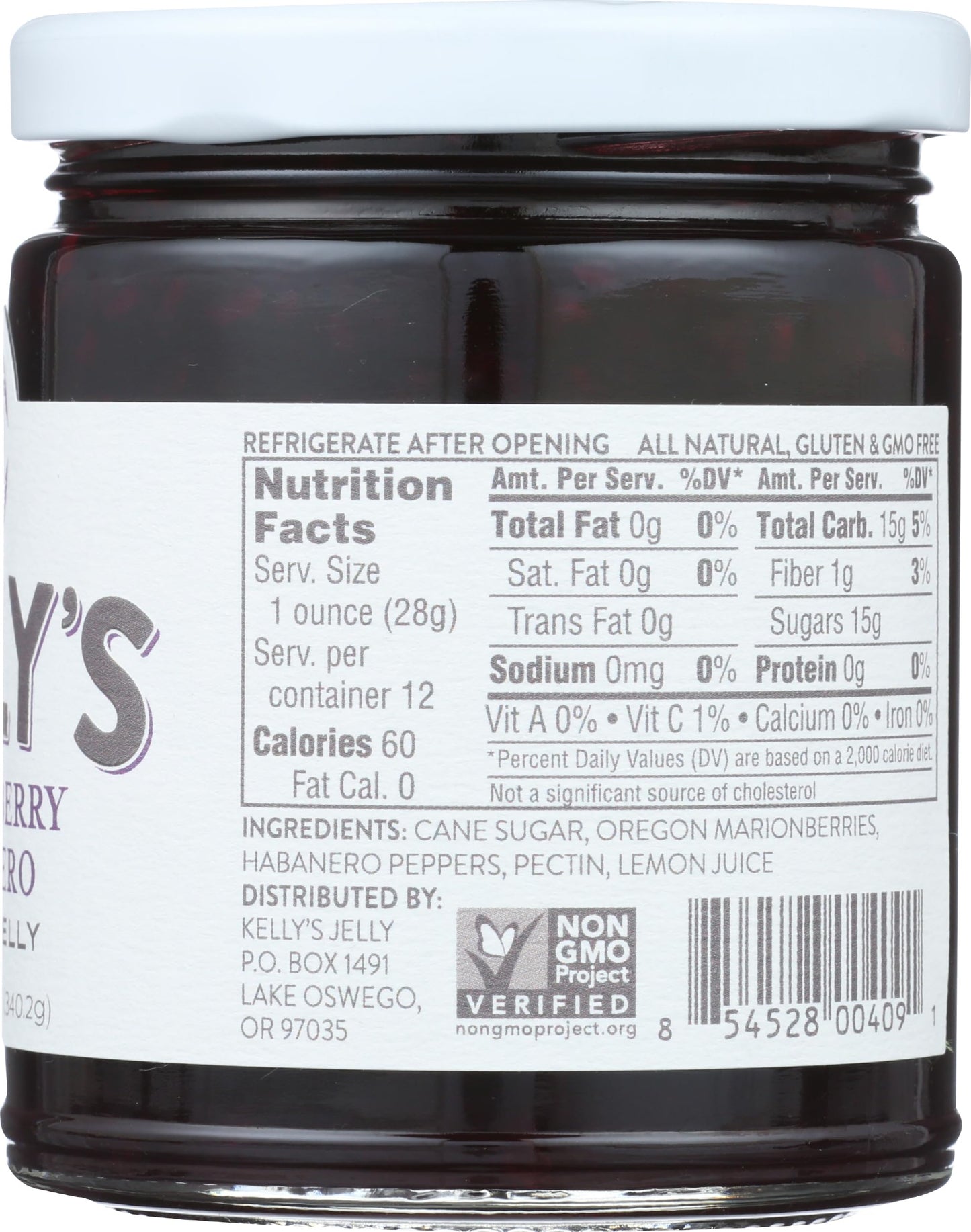 Kellys Jelly Marionero Pepper Jelly, 12 Ounce