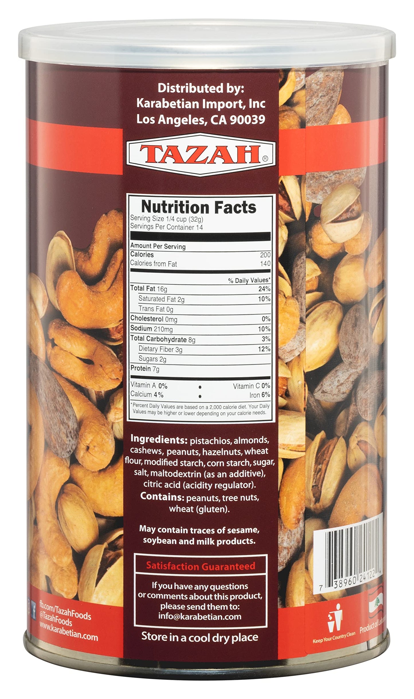 Tazah Mixed Nuts (Mixed Kernels)