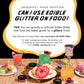 MONÉGASQUE Edible Glitter for Drinks & Cakes, 10g, Iconic Gold