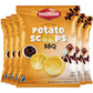 Haddar BBQ Baked Potato Scoops, .88oz (6 Pack) | Baked Potato Chips, Healthier Snacking, Gluten Free Snacks, Bite-Sized