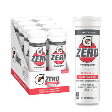 Gatorade Zero Tablets, Watermelon Flavor, Pack of 80, 1.6 oz