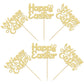 Gyufise 24 Pack Happy Easter Cupcake Toppers Happy Easter Cupcake Picks For Spring Theme Kids Birthday Baby Shower Easter Party