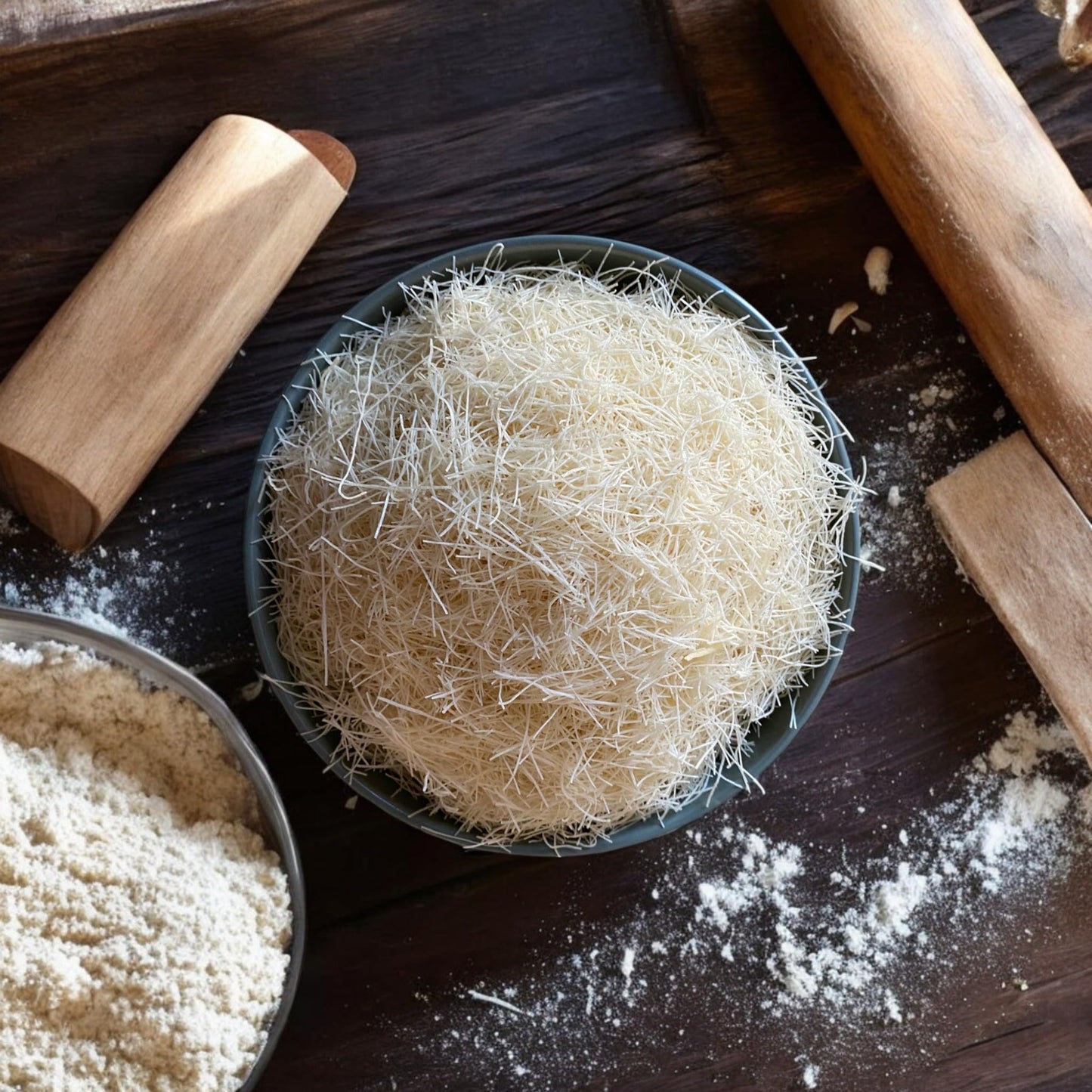 Premium Dried Kataifi Shredded Fillo Dough For Viral Dubai Pistachio Chocolate Bar, Kunafa, Knafeh, And Middle Eastern Desserts