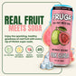 FRUGA Sparkling Fruit Soda, Prebiotic, Low Calorie, 12 Fl Oz, Pack of 12