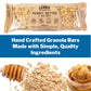 Lenka Handmade Craft Granola Bars - Peanut Butter With Sea Salt Gluten Free High Fiber - Sweet & Salty Chewy Organic Granola Bar