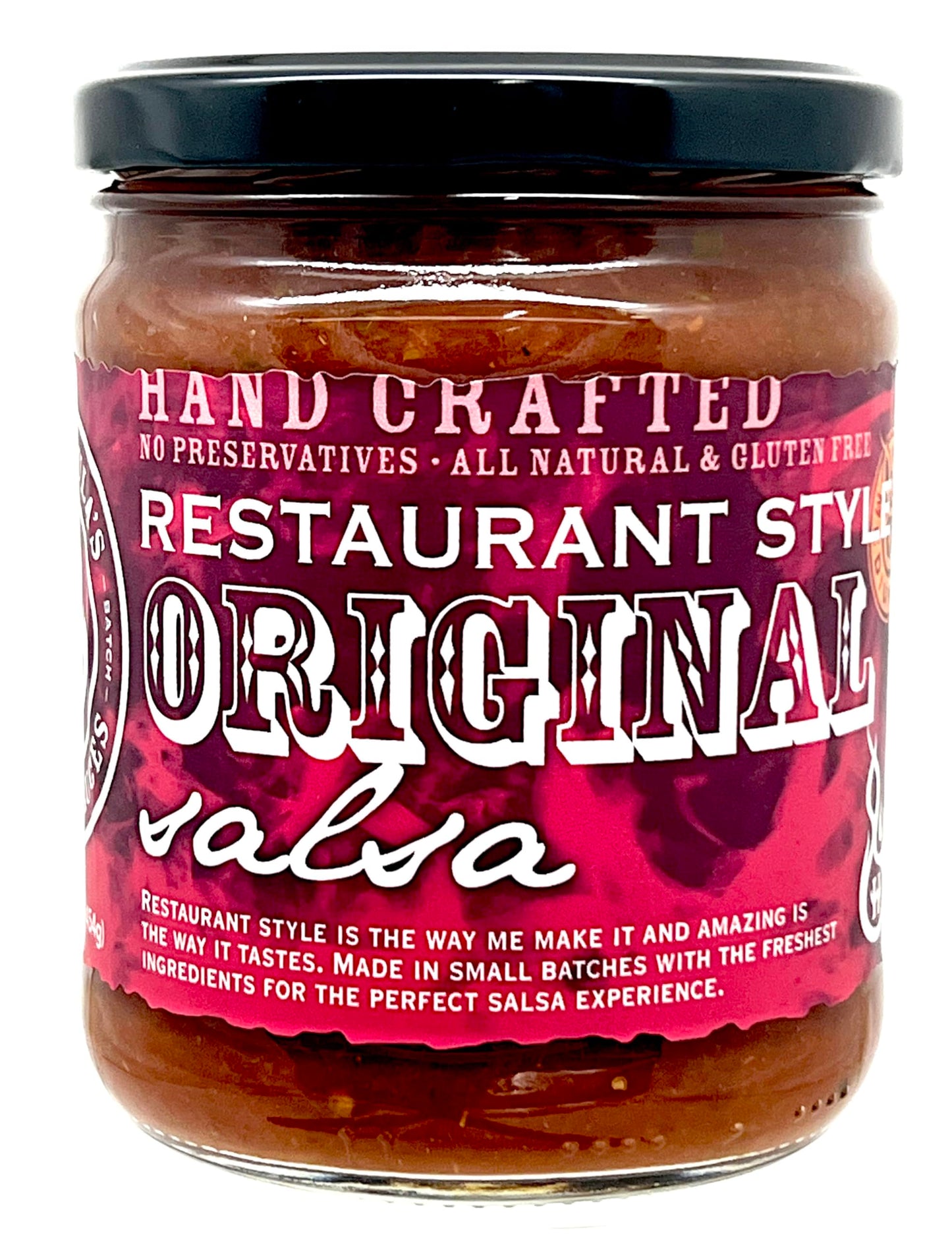 Hot Wachulas Restaurant Style Salsa, Medium, Hand Crafted, Gluten Free, No Sugar Added, 16 oz
