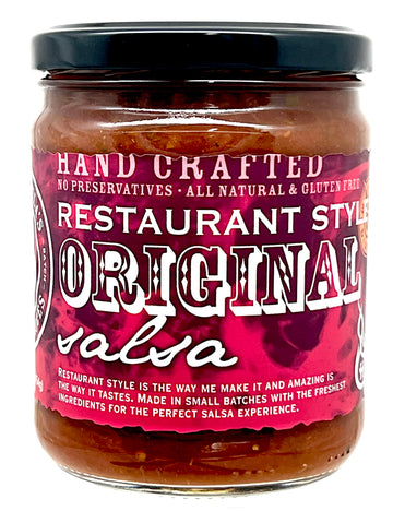 Hot Wachulas Restaurant Style Salsa, Medium, Hand Crafted, Gluten Free, No Sugar Added, 16 oz