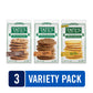 Tate'S Bake Shop Gluten Free Cookies Variety Pack, Lemon, Ginger Zinger And Chocolate Chip Cookies, 3 - 7 Oz Bags