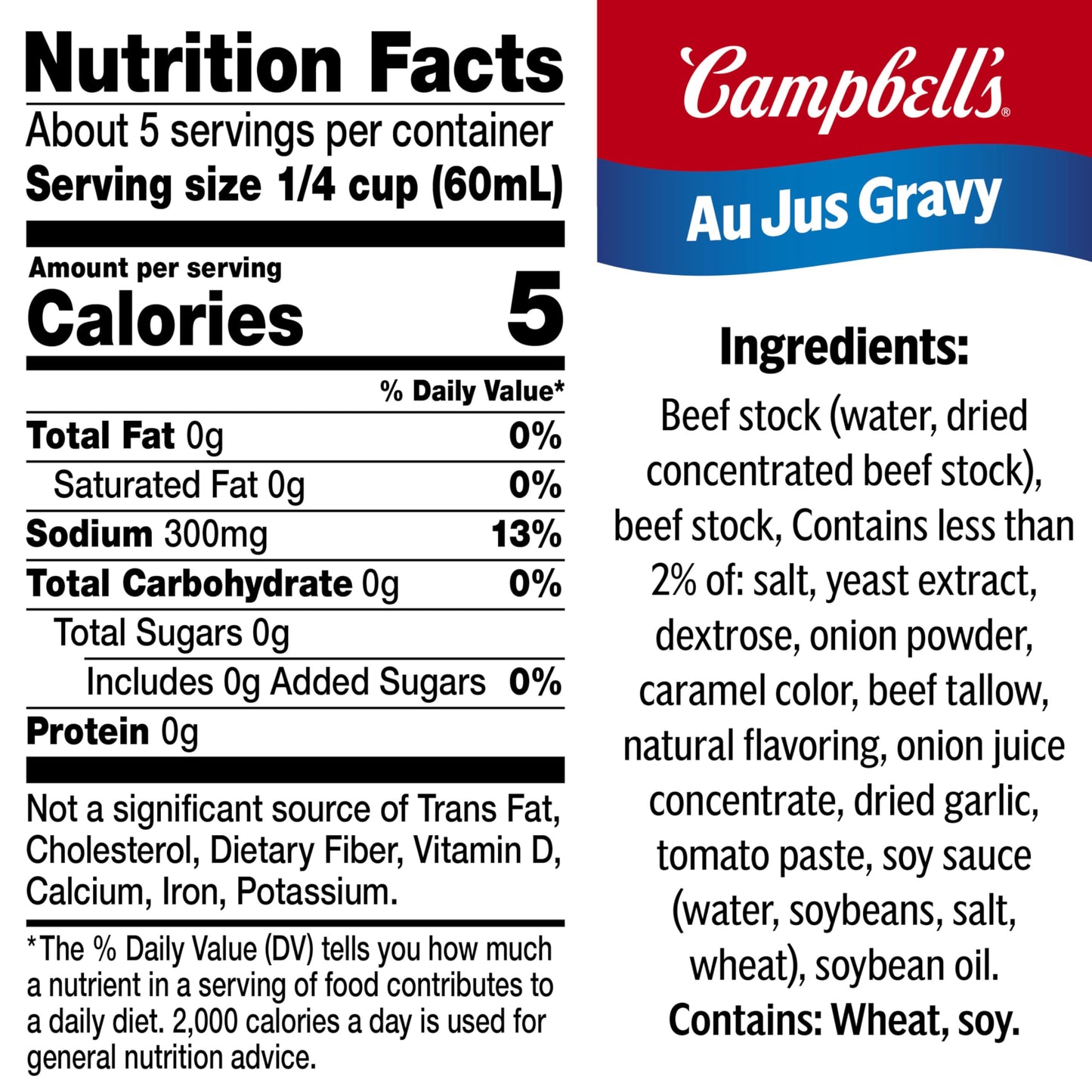 Campbell'S Au Jus Gravy, 10.5 Oz Can (Case Of 24)