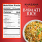 Authentic Extra Long Basmati Rice by Khazana in 10 lb Bag - Aromatic and Flavorful Indian Grain - Non-GMO, Gluten Free, Kosher,