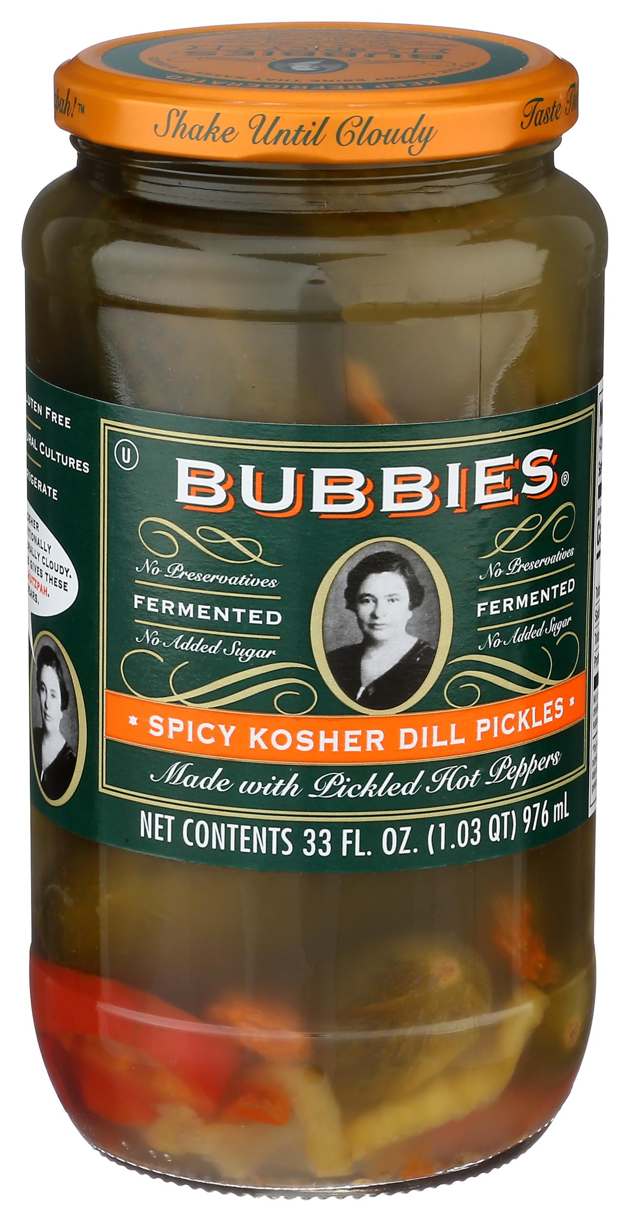 Bubbies Spicy Kosher Dill Pickles