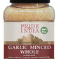 Pride Of India- Garlic Minced Whole- 7Oz (200Gm)- Made From Whole, Fresh Garlic Cloves To Give Finely Grated Uniform Strips - Gm