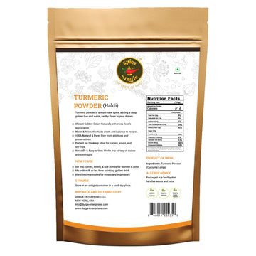Spice Magic Turmeric Root Powder - 100% Pure And Natural, Non-Gmo, Gluten Free, High Curcumin - 7 Oz