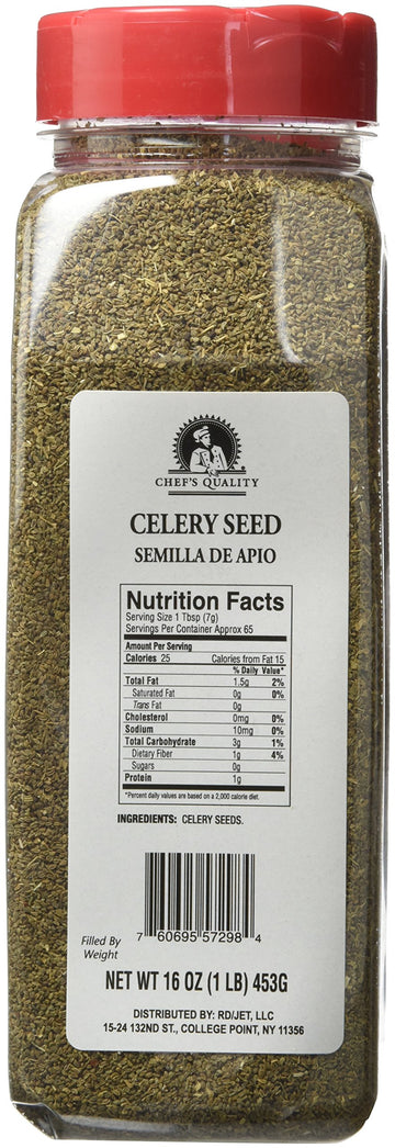 Chef'S Quality Celery Seeds, 16 Ounce