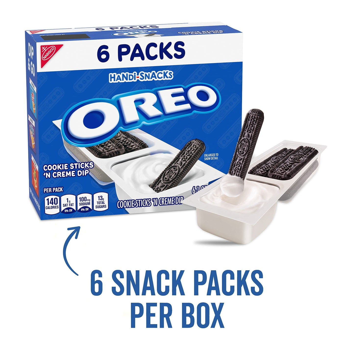 Handi-Snacks OREO & RITZ Variety Pack, 30 Snack Packs (assortment may vary)