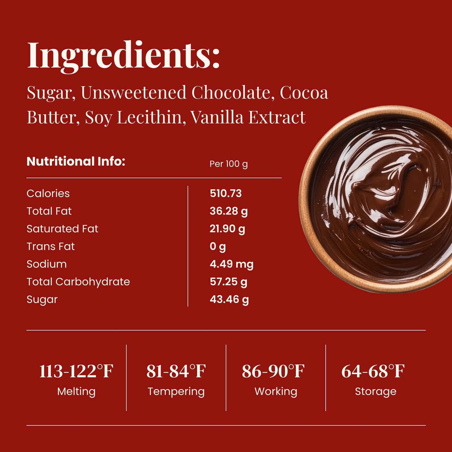 Cambie Belgian Dark Chocolate Couverture 54.5% | Belgian Semisweet Callets | For Pastry Chefs  Chocolatiers and Home Bakers | Packaged Fresh in a Resealable Pouch (1 lb)