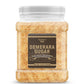Unpretentious Demerara Sugar 3.5 Pounds, Food Storage, Raw First-Pressed Sugarcane Crystals For Drinks & Baking