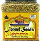 Rani Fennel Seeds (Saunf Sabut) Whole Spice 16Oz (1Lb) 454G Pet Jar All Natural Gluten Friendly Non-Gmo Vegan Indian Origin