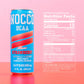 NOCCO BCAA Energy Drink - Miami Strawberry, Sugar Free, 180mg Caffeine, 12 Fl Oz Cans, Pack of 12