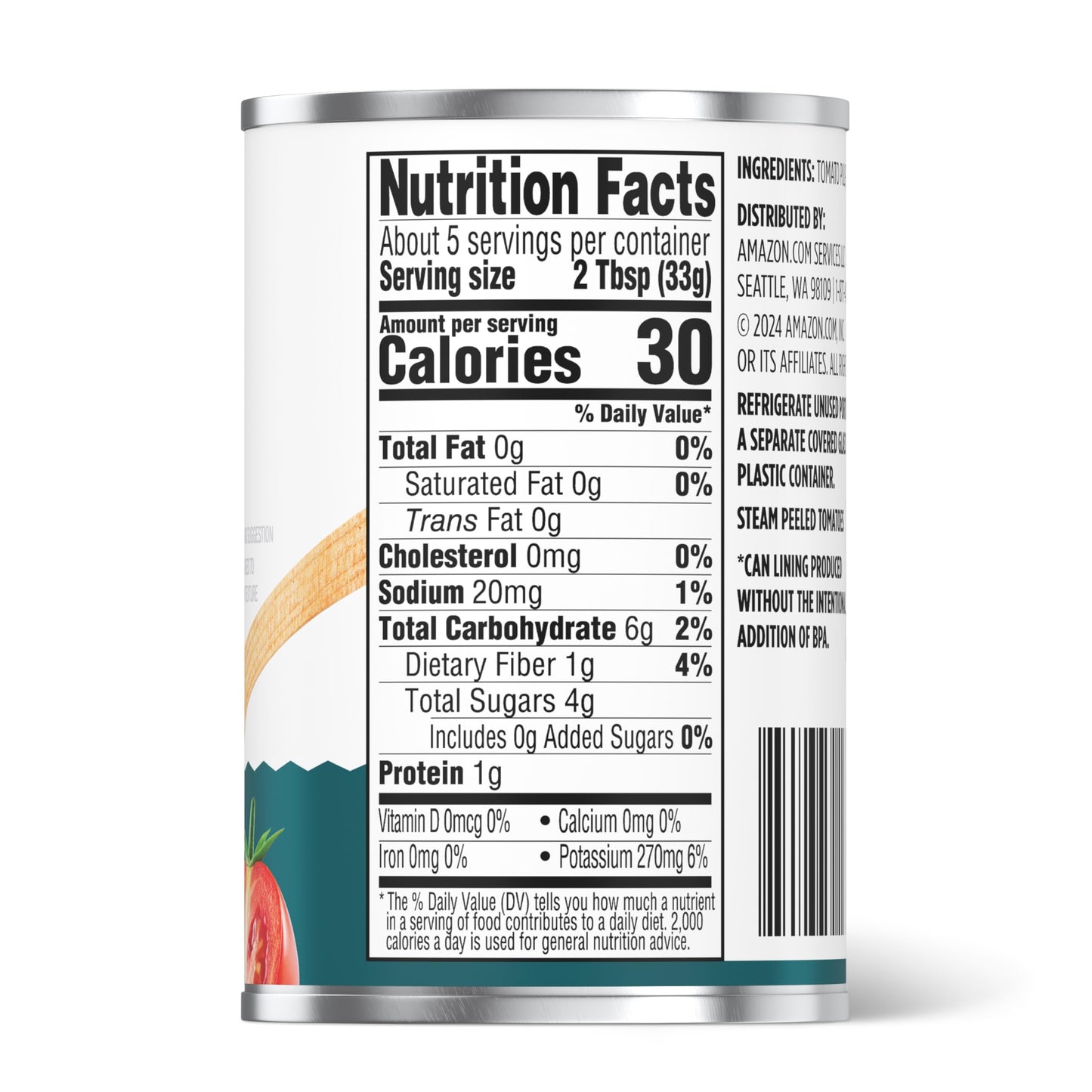 large online retailer Grocery Tomato Paste, 6 Oz, Pack of 1, Previously large online retailer Fresh, Packaging May Vary