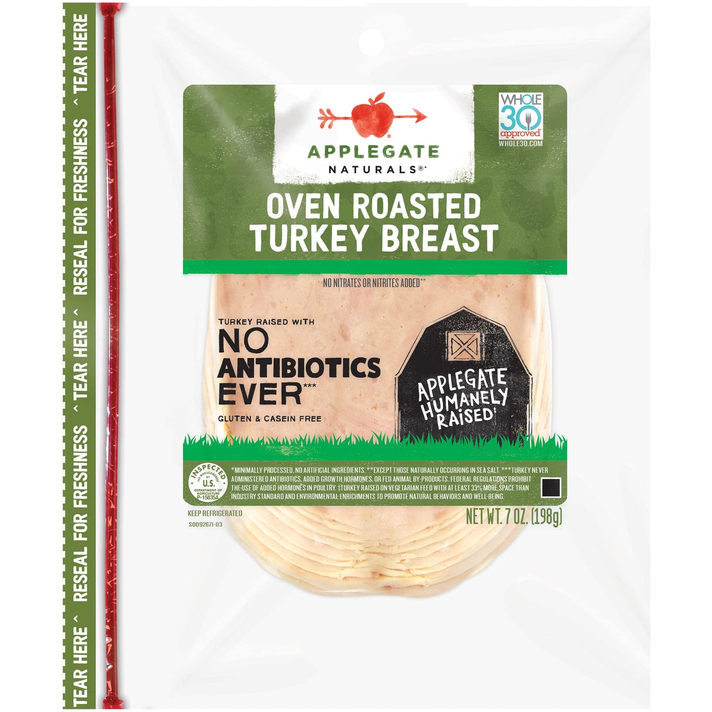Applegate, Natural Oven Roasted Turkey Breast