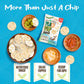 PEAKAPOP Veggie Chips - Plant-Based Crisps with Pea, Lentil & Chickpea Protein - Vegan, Gluten-Free - 15 oz (15-Pack) - Sea Salt