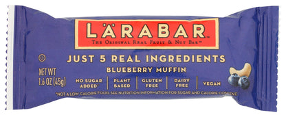 Larabar Gluten Free Bar, Blueberry Muffin, 1.6 oz Bar