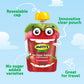 Motts No Sugar Added Strawberry Applesauce, 3.2 Oz Clear Pouches, 48 Count (4 Packs Of 12), Good Source Of Vitamin C, No Artifi