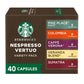 Starbucks Vertuo Coffee Pods Variety Pack, Blonde, Medium, Dark Roast, 40 Count, 8 oz Brews, Pack of 5
