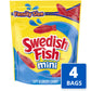 Swedish Fish Mini Soft & Chewy Candy, Family Size, 4 - 1.8 Lb Bags