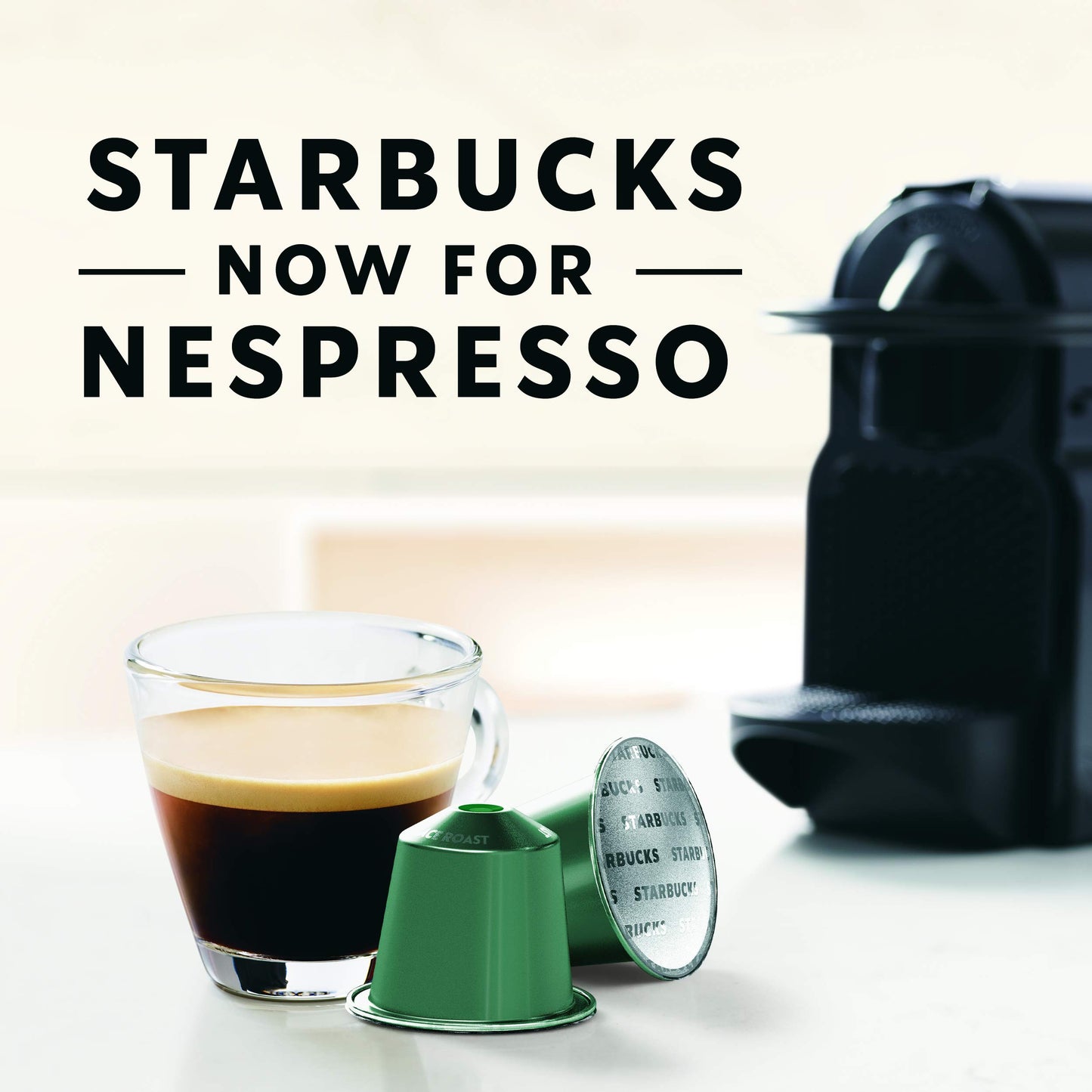 Starbucks By Nespresso Original Line, Pike Place, Medium Roast Coffee, 50-Count Espresso Pods