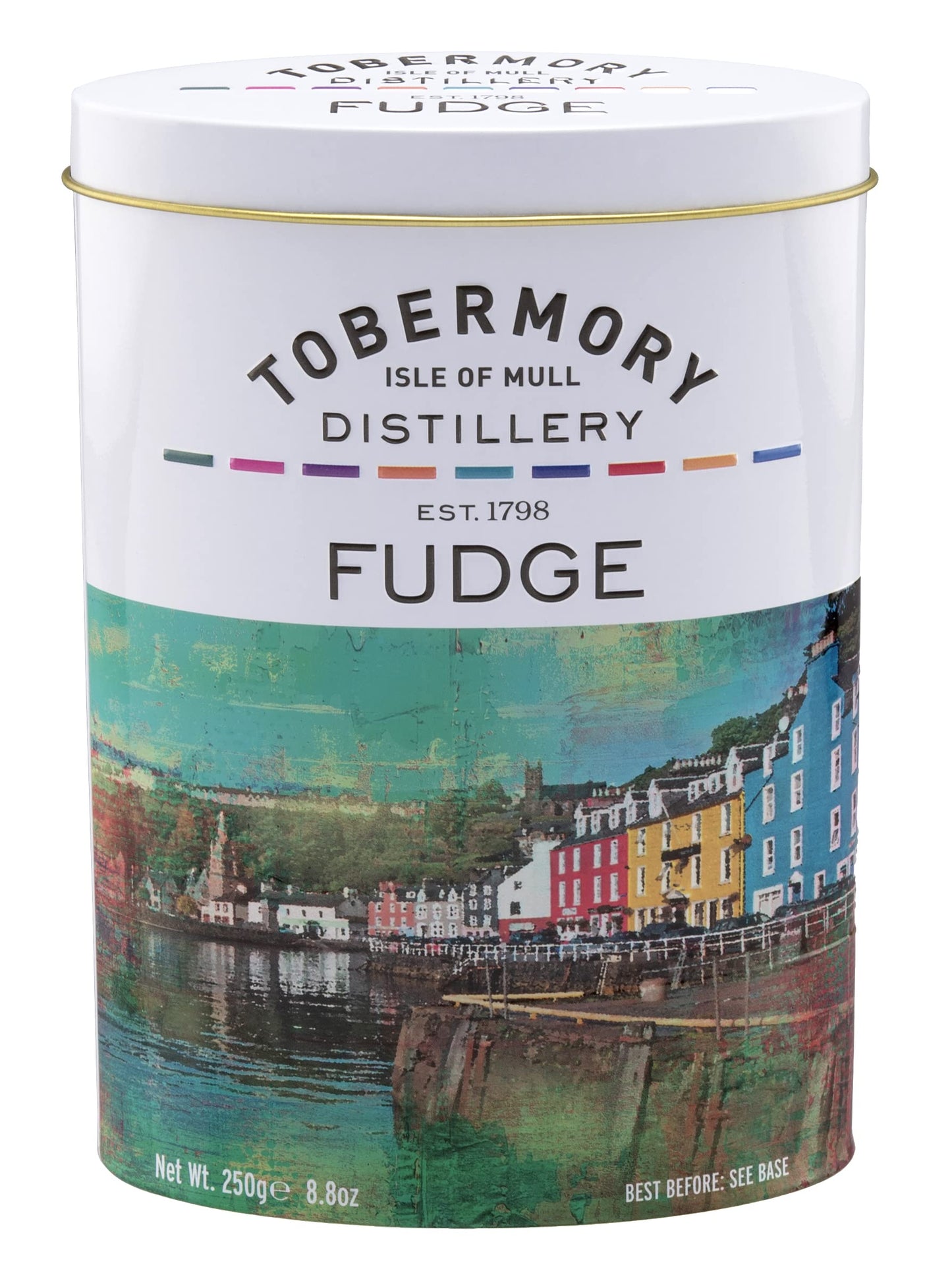 Gardiners of Scotland Tobermory Single Malt Flavored Fudge, 8.8oz Tin