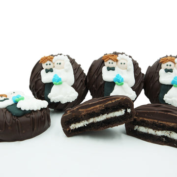 Philadelphia Candies Dark Chocolate Covered OREO Cookies, 8 Ounce Wedding Gift