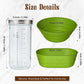 BICRET Sourdough Starter Kit – Complete Baking Supplies, 2 Silicone Proofing Baskets, Baking Mat, Green, Model FJ-3-4C