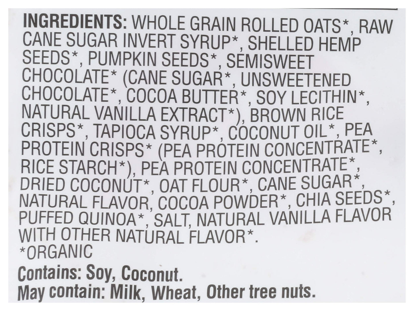 Manitoba Harvest Organic Dark Chocolate Hemp Yeah! Granola, 10 Oz