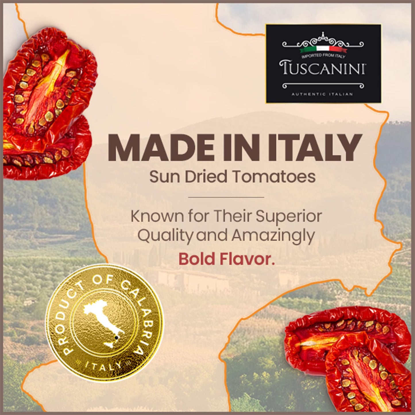 Tuscanini Sun Dried Tomatoes in Oil, Julienne Cut, 2 Pack, Kosher, Product of Italy