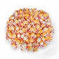 Premium Peaches N Cream Saltwater Taffy Chewy Candy Sweet Peach Flavor Bulk 1 Lb Bag 60+ Pieces Individually Wrapped, Nut & Glut