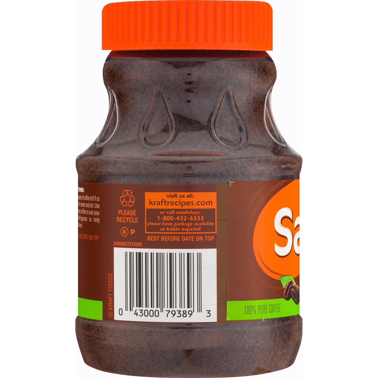 Sanka Instant Decaf Coffee, 8 Ounce Jar (Pack Of 4)