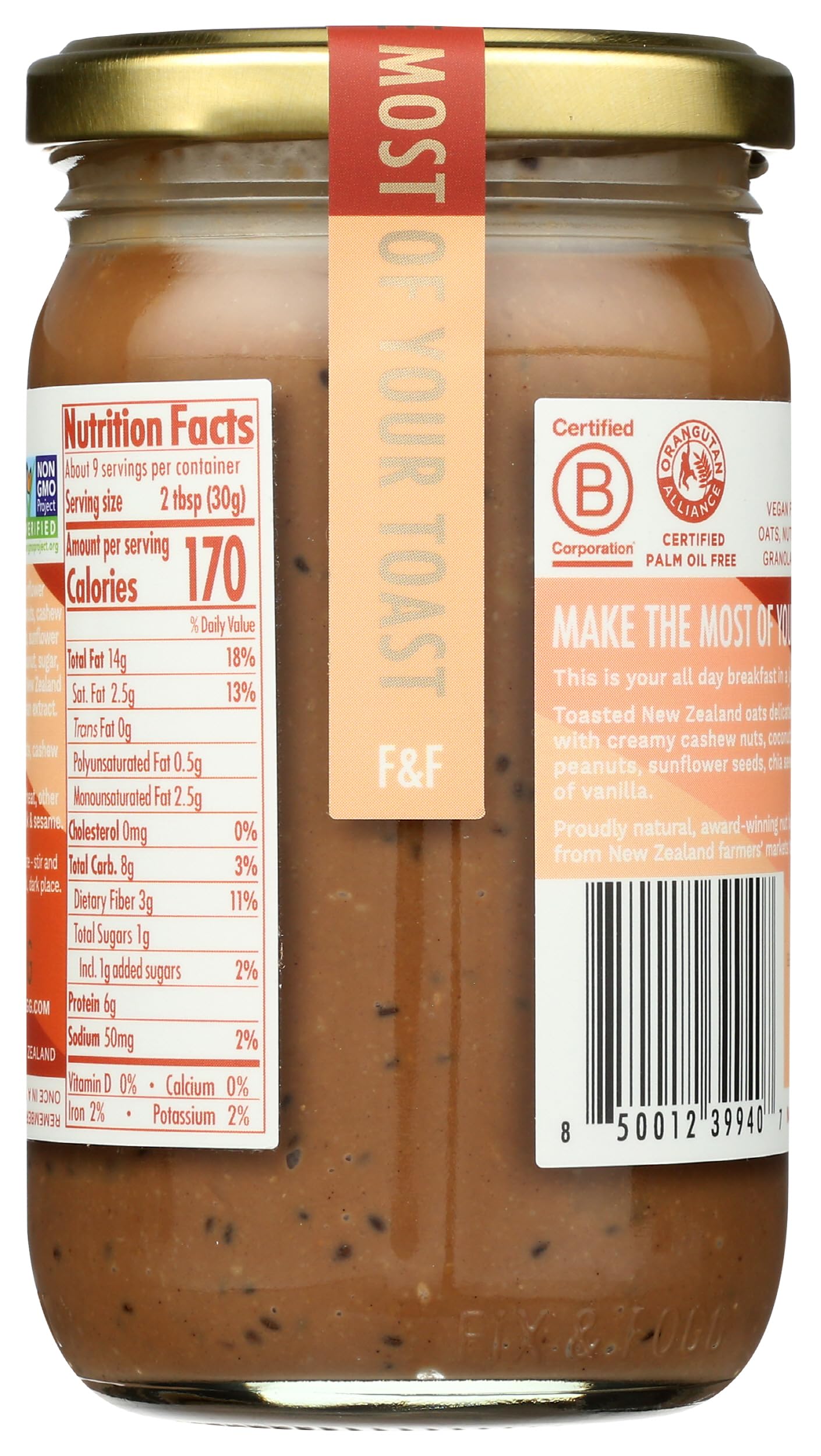 Fix And Fogg Oaty Nut Butter 10 Oz