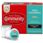 Community Coffee 100% Colombia Medium-Dark Roast Coffee Pods, Compatible with Keurig 2.0, 12 Count, Model 00113256