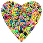 Cool Mom Sprinkles Retro 90s Themed Birthday Sprinkles 4 oz - Neon Glow Under UV Light, Gluten-Free